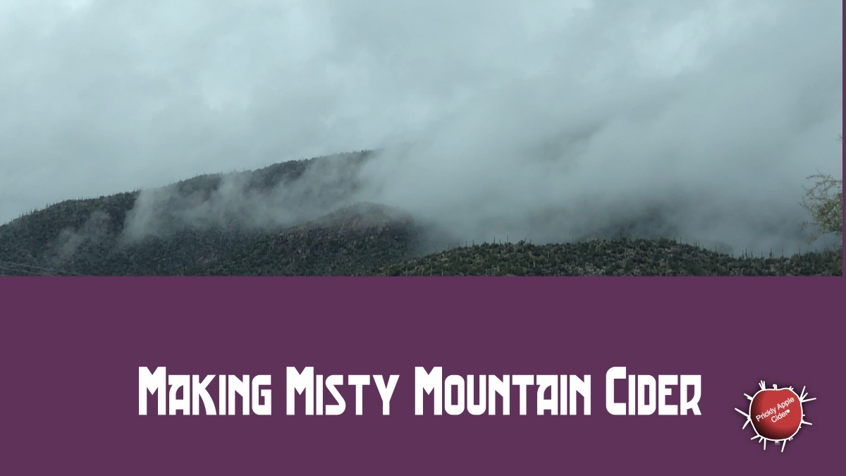 Making Misty Mountain Cider