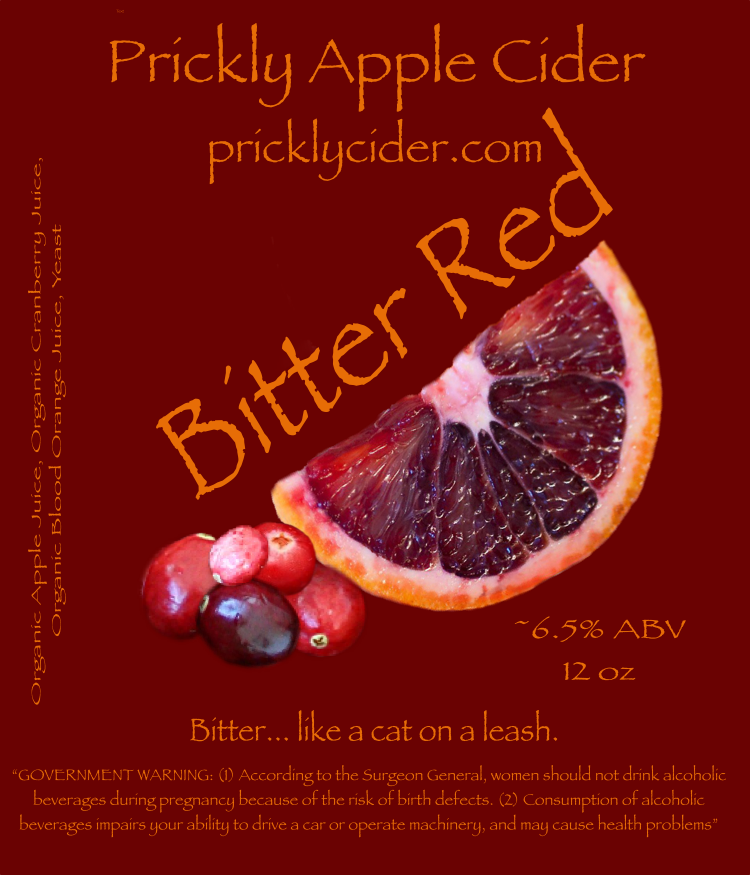Bitter Red Cider By Prickly Apple Cider