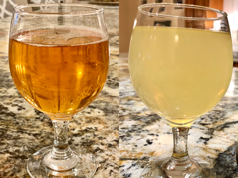 Clear and Cloudy Hard Cider