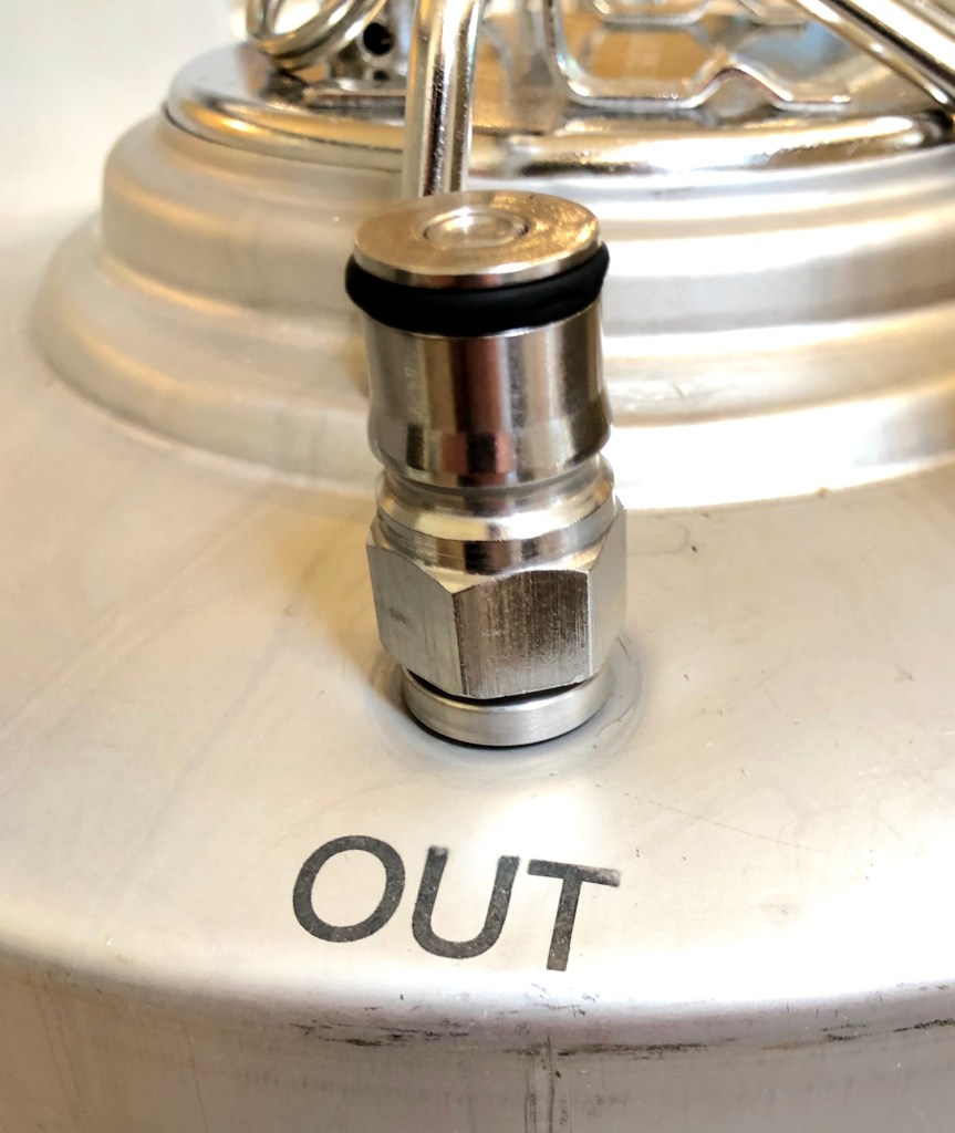 Out Port: Hard Cider Keg System (smooth wrench fitting)