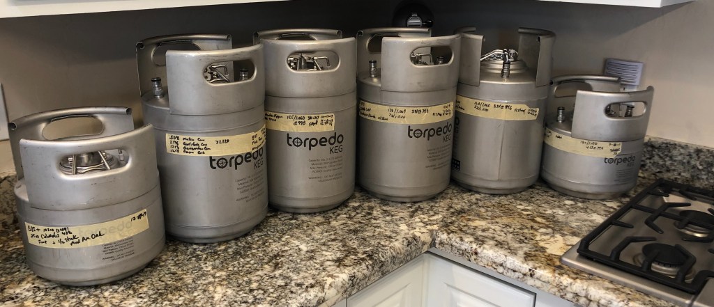 Torpedo Ball Lock Kegs : Ready for processing