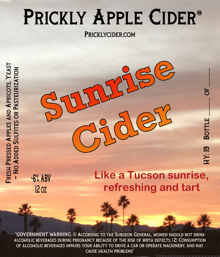 Sunrise Cider: Apricot and Apple