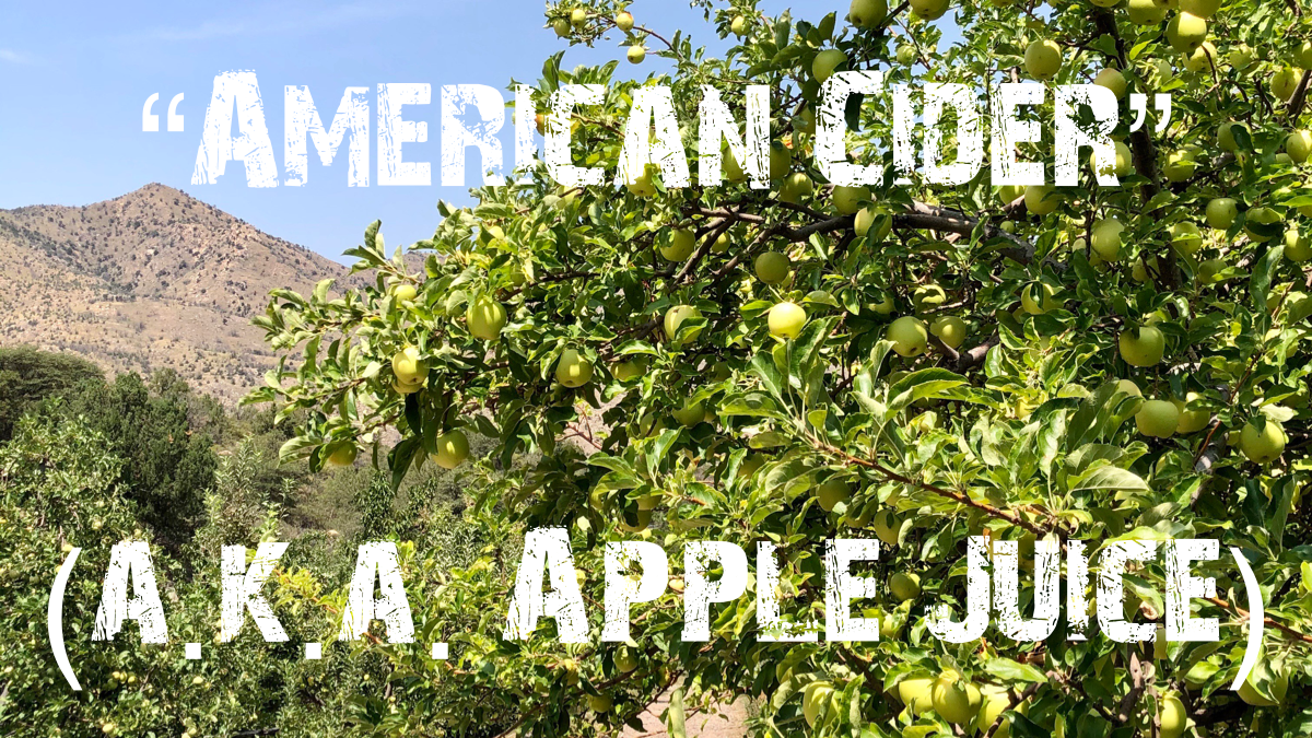 American Cider - Apple Juice