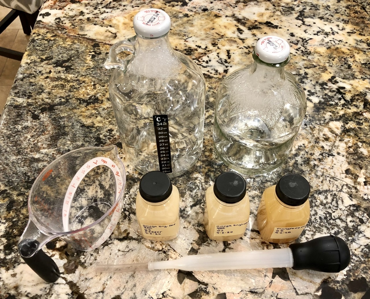 Equipment used to harvest yeast