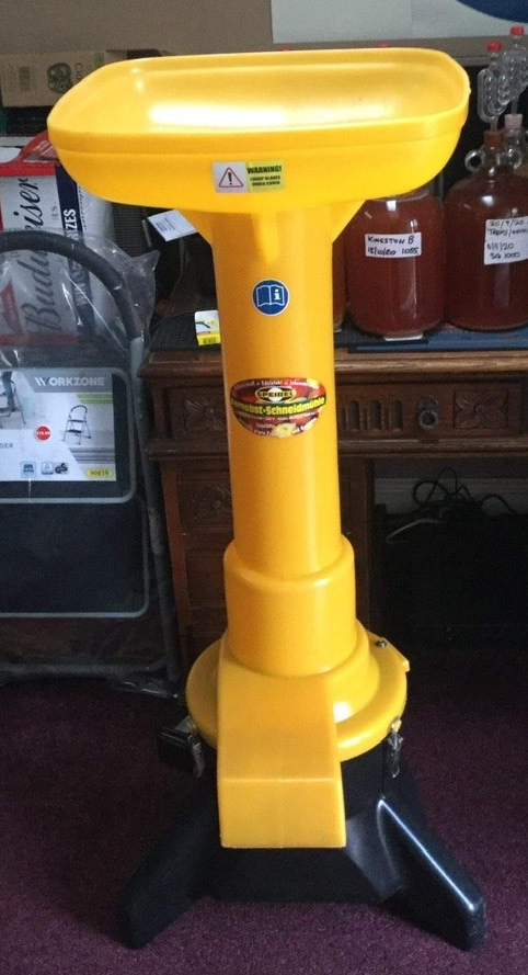 Speidel mill for processing large quantities of apples and pears. (photo by Kevin Strange)