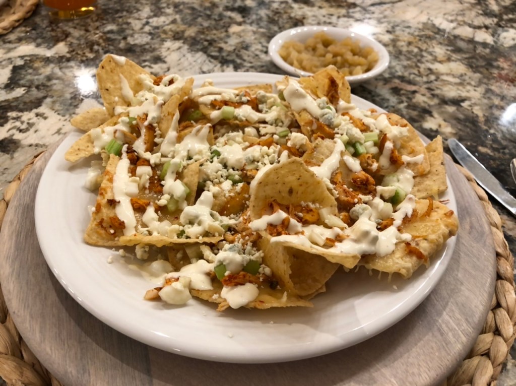 Spicy Buffalo Chicken Nachos