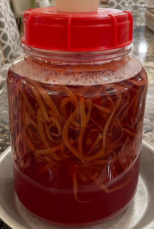 Post-Fermentation Red Cider