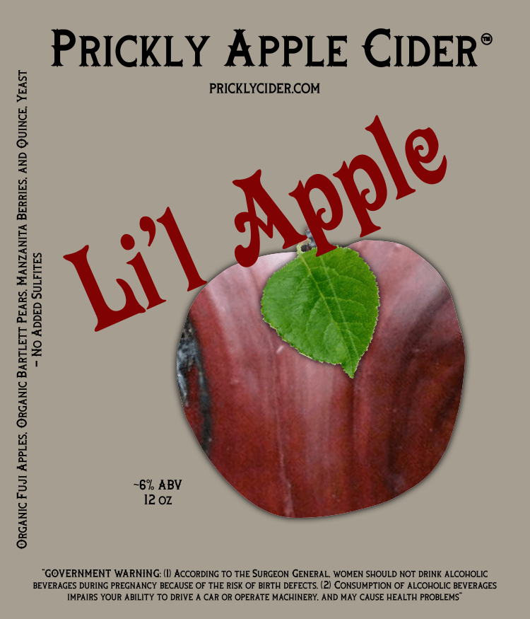 Li’l Apple Cider - A cider crafted with manzanita berries.