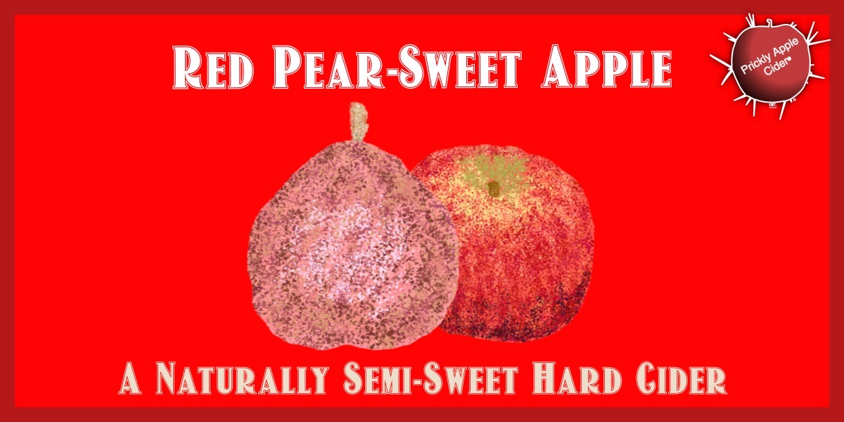 Red Pear-Sweet Apple Cider