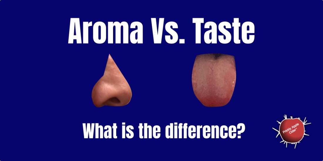 What is the difference between taste and smell?