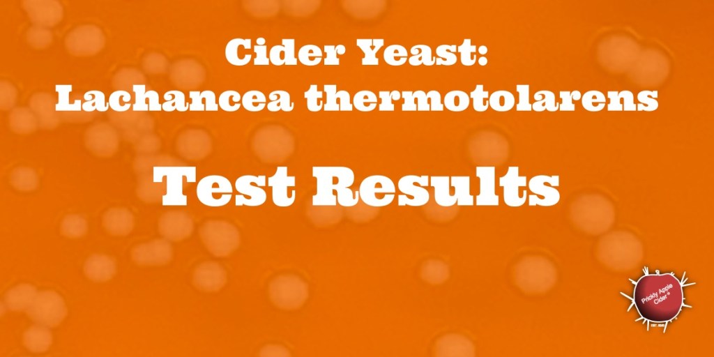 Non-Saccharomyces Yeast:  Lachancea thermotolarens&nbsp;Results