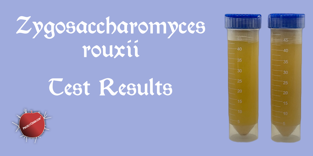 Zygosaccharomyces rouxii Test Results