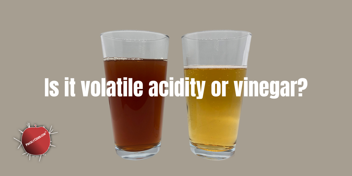 Volatile Acidity Versus&nbsp;Vinegar