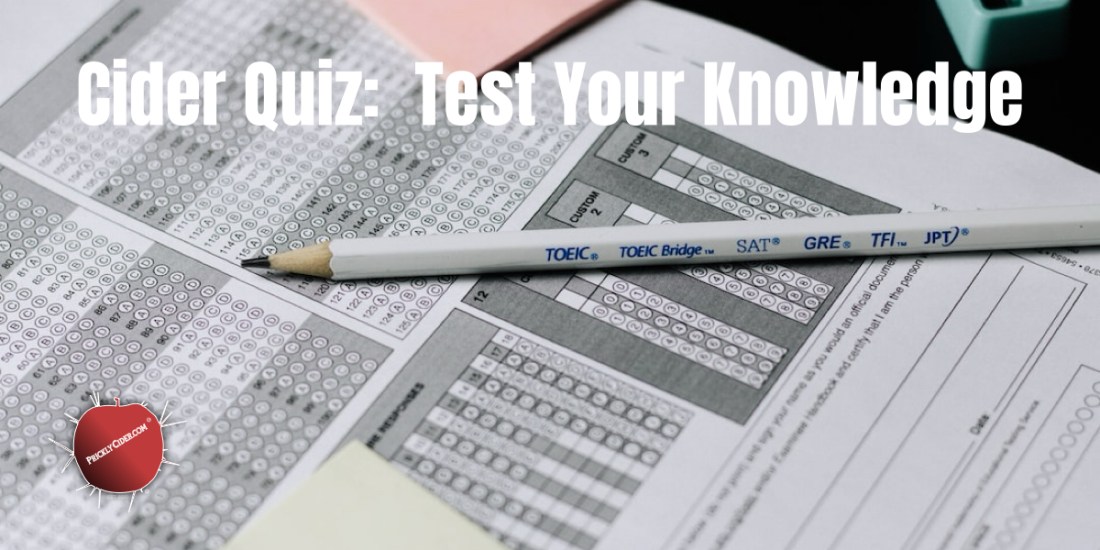Cider Quiz 1